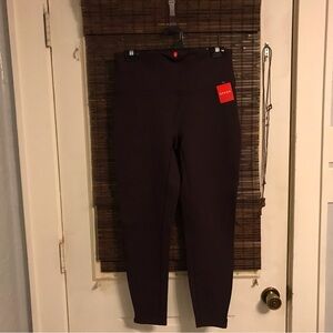 NWT Spanx ponte Wine Color ankle leggings style 20262R size Large